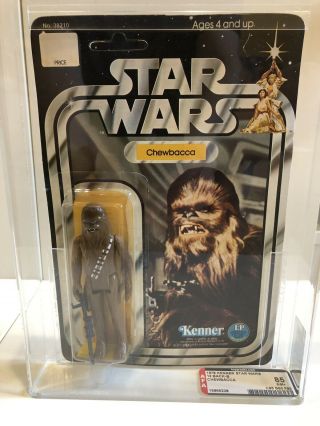 Afa 85 Star Wars Kenner 1978 Chewbacca 12 - Back - B (c85 B85 F85) Clear Unpunched