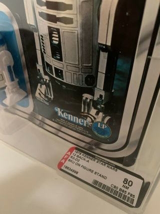 1978 Kenner Star Wars 12 Back - A R2 - D2 (Sku on Figure Stand) AFA 80 5