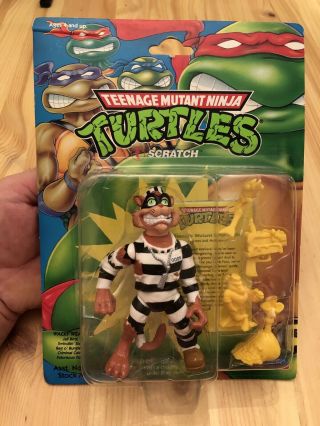 1993 Playmates Teenage Mutant Ninja Turtles Tmnt Scratch Action Figure