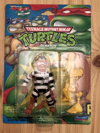 1993 Playmates Teenage Mutant Ninja Turtles TMNT Scratch Action Figure 2