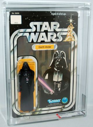 1978 Kenner Star Wars 12 Back C Darth Vader Afa 80 80/85/85 Clear Unpunched