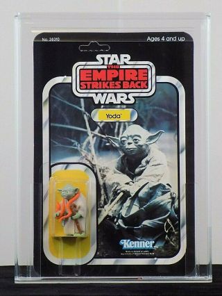 1980 Kenner Star Wars Esb 32 Back - B - Yoda Unpunched - Afa 85 85/80/85
