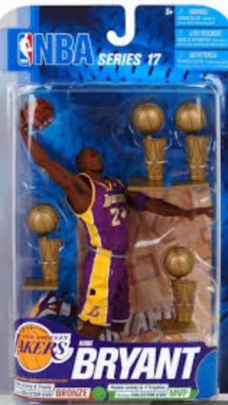 Mcfarlane Nba 17 Kobe Bryant La Lakers Chase Variant Collector Mvp 39/50 Figure