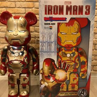 2015 Be@rbrick Marvel Iron Man 3 1000 Mark Xlii 42 Damage Version Bearbric