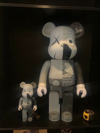 Kaws Grey Dissected Bearbrick 1000 Box Only 7