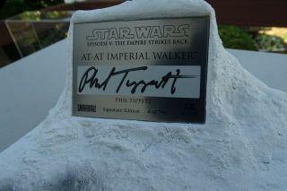 Star Wars Imperial Tt - At Walker By Phil Tippett Signature Edition 4 Of 750.