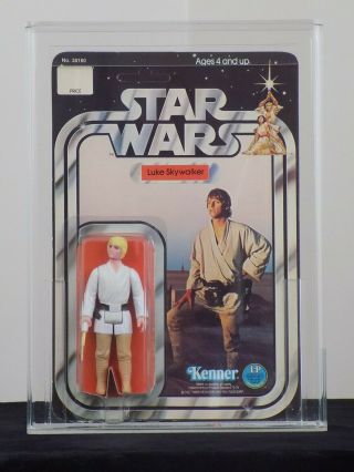 1978 Kenner Star Wars 12 Back - A - Luke Skywalker - Unpunched Afa 85 85/85/85