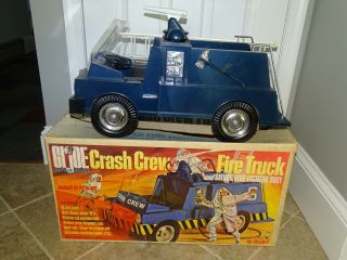 G.  I.  Joe Crash Crew Fire Truck Box Hasbro