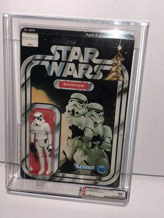 Afa 85 Star Wars 1978 Kenner Stormtrooper 12 - Back - B (c85 B85 F80) Clear Nm,