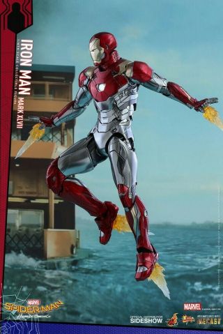 HOT TOYS IRON MAN MARK 47 MMS427 DIECAST SPIDER - MAN HOMECOMING FACTORY 5