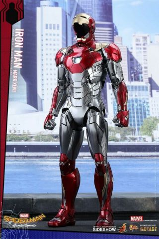 HOT TOYS IRON MAN MARK 47 MMS427 DIECAST SPIDER - MAN HOMECOMING FACTORY 7