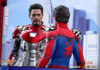 HOT TOYS IRON MAN MARK 47 MMS427 DIECAST SPIDER - MAN HOMECOMING FACTORY 8