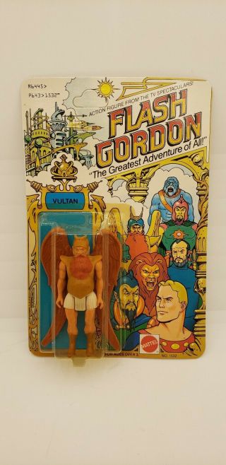 Mattel " Flash Gordon: Vultan (1532 - 0810) " Action Figure 1979 Unpunched
