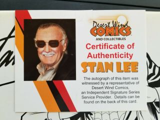 Marvel Legends (SDCC) Stan Lee Action figure SIGNED on outsude of box.  w/ 2