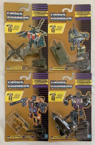 Transformers Classic G1 Combaticons Bruticus Misb Mib Mosc Moc Rare 4