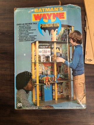 Vintage Batman’s Wayne Foundation MEGO toys Playset 6