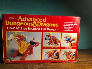ULTRA RARE 1984 TIAMAT ADVANCED DUNGEONS & DRAGONS TSR 5 Headed DRAGON InBox 5