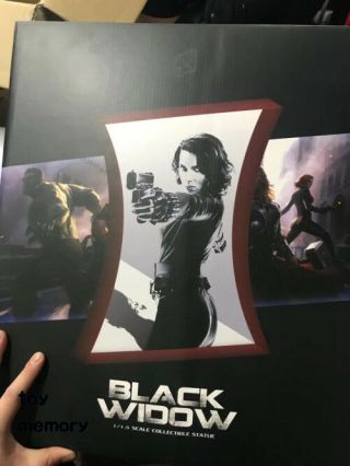 RARE The Avengers figure Black Widow Scarlett Johansson 1/1.  5 Resin statue 6