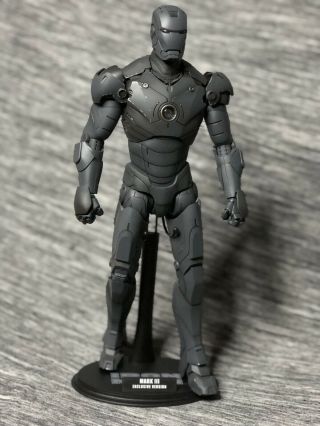 Hot Toys Iron Man Mark Iii Gunmetal Grey Rare Exclusive