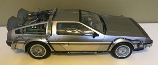 Hot Toys 1/6 Back To The Future Delorean Time Machine Mms260 Bttf