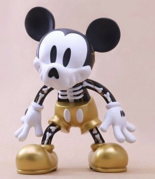 Cote Escriva Creepy Mickey Mouse Limited Gold Version,  Creepy Gold Screen Print