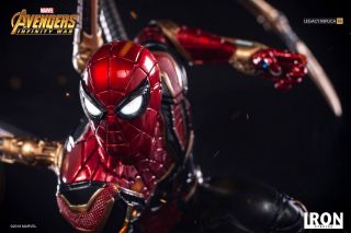 Iron Studios 1/4 Avengers Infinity War 3 Iron Spider - Man 903767 Polystone Statue