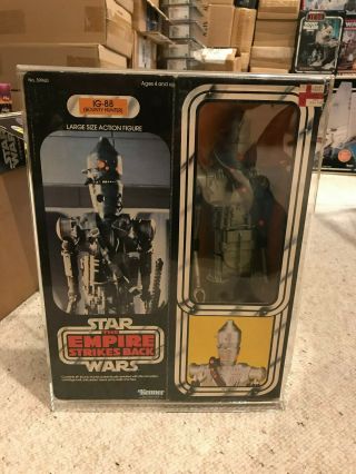 12 Inch Ig - 88 Star Wars Vintage Kenner Esb With Package And Custom Acrylic Case