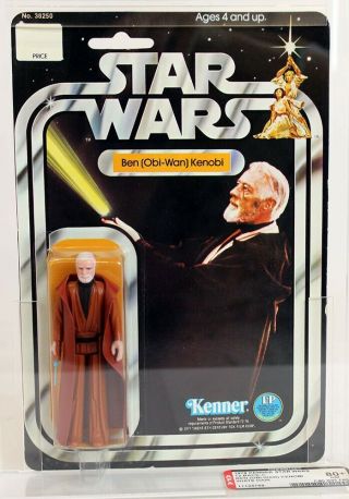 1978 Vintage Kenner Star Wars 12 Back - C Ben Obi - Wan Kenobi Wh Afa 80,