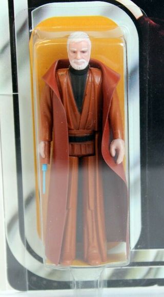 1978 Vintage Kenner Star Wars 12 Back - C Ben Obi - Wan Kenobi WH AFA 80, 2