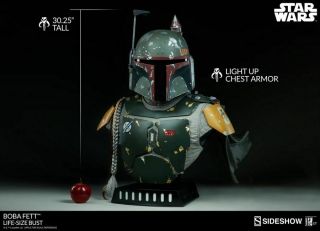 Sideshow Collectibles - - Star Wars - Boba Fett Life - Size Bust 2