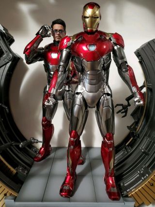 Hot Toys Iron Man Mark 47 Xlvii Diecast Spiderman Homecoming 1/6 Mms427 D19