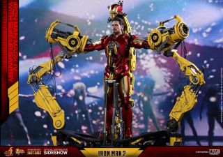 Hot Toys Iron Man Mark Iv With Suit - Up Gantry Diecast 1/6 Scale Figure