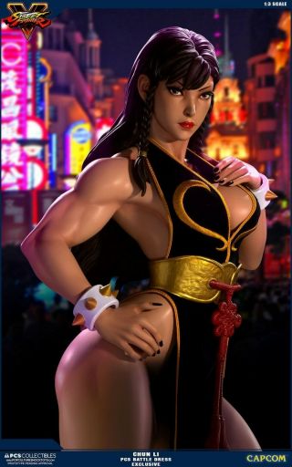 Pop Culture Shock Chun Li Battle Dress 1:3 Scale Statue,  Street Fighter,  Capcom