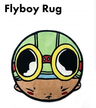 Hebru Brantley - " Fly Boy " Rug,  Limited Edition Of 100
