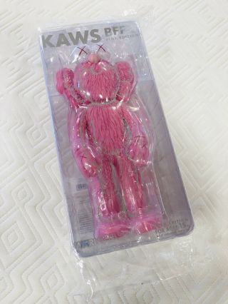 Kaws Pink Bff Pink Edition Vinyl Figure Open Edition.  Authentic.  Opened Box