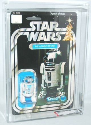 1978 Kenner Star Wars 12 Back C R2 - D2 Afa 80,  85/80/85 Clear Bubble