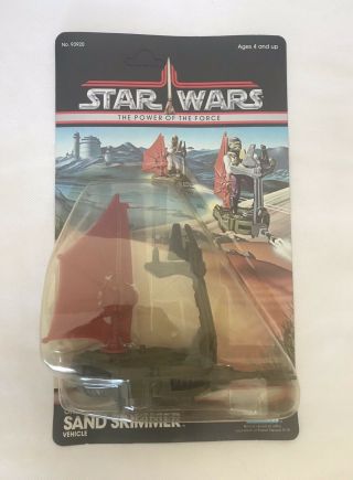 1984 Kenner Star Wars Potf Imperial Sniper Sand Skimmer Security Scout Set Nip