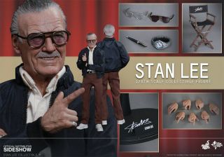 Hot Toys Mms327 Marvel Stan Lee 1/6 Action Figure