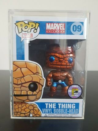 Marvel Funko Pop - Metallic Thing - Sdcc 2011 Exclusive - Limited 480