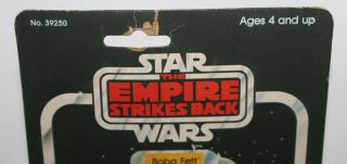 1980 Kenner Star Wars ESB Empire Strikes Back Boba Fett Carded MOC 3