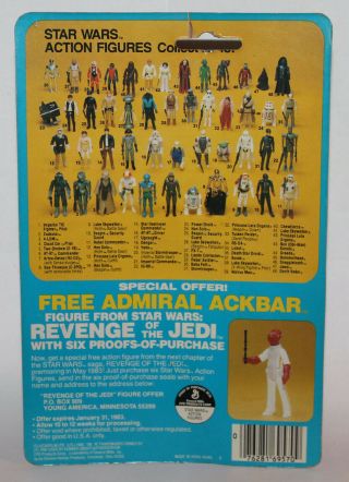 1980 Kenner Star Wars ESB Empire Strikes Back Boba Fett Carded MOC 7