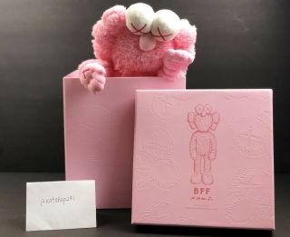 In Hand Kaws Bff Pink Plush 2019 Release Le 3000 1818 100 Authentic