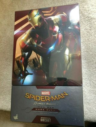Hot Toys Diecast Spiderman Homecoming Iron Man Mark Xlvii 47 Mms427d19