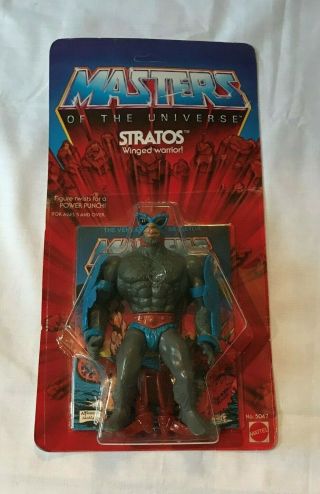 Noc 1981 Mattel Masters Of The Universe He - Man Stratos Winged Warrior 5047