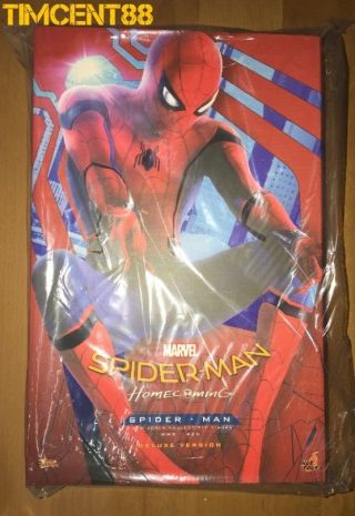 Ready Hot Toys Mms426 Spider - Man Homecoming Peter Parker Tom Holland Deluxe Ver