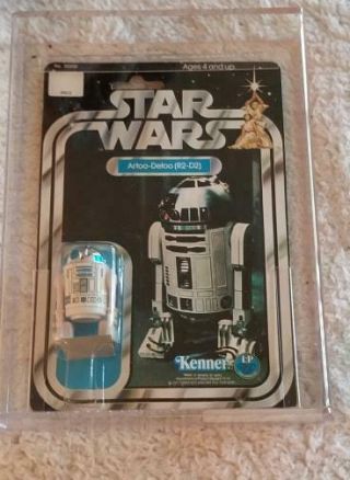 1977 Vintage Star Wars R2 D2 12 Back B Afa: 80 S/n: 11416246