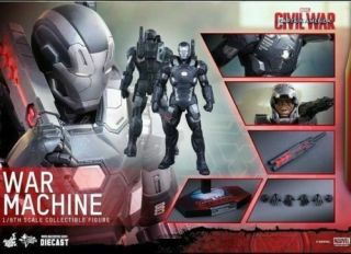 Hot Toys Captain America Civil War: War Machine Mark Iii Mms344 D15