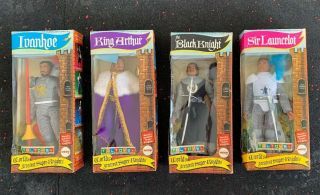 Worlds Greatest Knights 1974 Toltoys.  4 Action Figures Complete Set