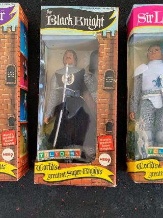 Worlds Greatest Knights 1974 Toltoys.  4 Action Figures Complete SET 4