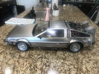 Hot Toys 1/6 Back to the Future BTTF Delorean Time Machine MMS260 Will Ship 10